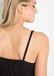 Robe longue, cintrée et fluide en viscose extensible, bonprix