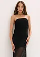 Robe col Bardot avec dentelle, bonprix