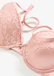 Soutien-gorge à coques satin et dentelle, bonprix