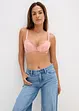 Soutien-gorge à coques satin et dentelle, bonprix
