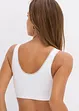 Lot de 2 brassières réversibles en coton extensible, bonprix