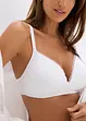 Lot de 2 soutiens-gorge coton à coques sans armatures, bonprix
