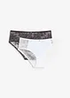 Lot de 2 culottes avec dentelle, bonprix