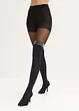 Collant 70den effet faux bas, avec bordure brillante, bonprix