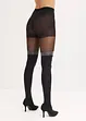 Collant 70den effet faux bas, avec bordure brillante, bonprix