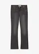 Jean bootcut taille mi-haute, extensible, bonprix