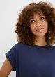 Lot de 2 T-shirts longs 100% coton, bonprix