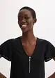 Robe en jersey à manches en crêpe, bonprix