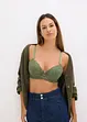 Soutien-gorge à coques et dentelle, bonprix