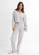 Sweat zippé en viscose mélangée un peu brillante, bonprix