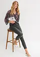 Pantalon extensible et brillant, bonprix