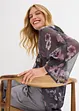 Blouse oversize en crêpe léger, bonprix