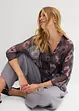 Blouse oversize en crêpe léger, bonprix