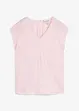 Blouse manches courtes en satin brillant, bonprix