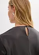 Robe midi en satin brillant, bonprix