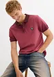 Polo en maille piquée, aspect délavé, bonprix