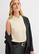 Long gilet molletonné en coton mélangé, bonprix