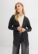 Long gilet molletonné en coton mélangé, bonprix