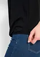 Top en viscose extensible avec dentelle, bonprix