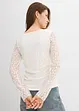 T-shirt manches longues en dentelle, bonprix