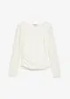 T-shirt manches longues en dentelle, bonprix
