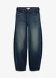 Jean Barrel taille mi-haute avec ceinture, bonprix