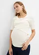 Lot de 2 T-shirts de grossesse et d’allaitement 100% coton, bonprix