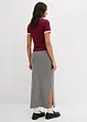 Jupe midi en viscose fluide, bonprix