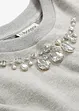 Sweat oversize avec détail strass, bonprix