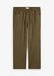 Pantalon taille extensible classique en coton léger, droit, bonprix