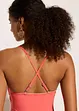 Maillot 1 pièce sculptant effet croisé, maintien modéré, bonprix