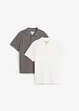 Lot de 2 polos manches courtes, bonprix