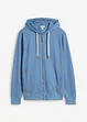 Sweat zippé à capuche, bonprix