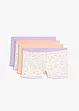 Lot de 4 boxers coton femme, bonprix