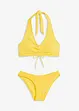 Bikini dos nu (ens. 2 pces) avec fronces, bonprix