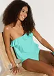 Tankini bandeau (ens. 2 pces) avec bretelles multipositions, bonprix