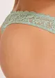 String en dentelle florale, forme en V, bonprix