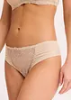 Slip brésilien à broderies florales, bonprix