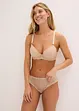 Soutien-gorge à coques et broderies florales, bonprix