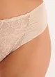 Slip brésilien à broderies florales, bonprix