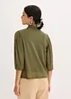Blouse en mesh à col lavallière, bonprix