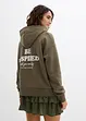 Sweat à capuche en coton mélangé, bonprix