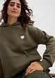 Sweat à capuche en coton mélangé, bonprix