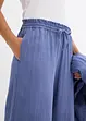Pantalon taille élastiquée en légère gaze de coton, bonprix