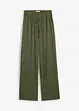 Pantalon en jersey crêpe texturé, bonprix