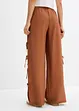 Pantalon taille élastiquée avec nouettes, bonprix