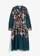 Robe midi en ramie avec ceinture (ens. 2 pces), bonprix