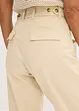 Pantalon en satin à jambes fuselées, bonprix