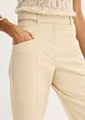 Pantalon en satin à jambes fuselées, bonprix