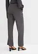 Pantalon à pinces, coupe légèrement barrel, bonprix